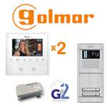 Golmar kit-2 θυροτηλεόραση 3 διαμερίσματα Golmar kit-2