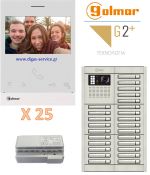 Golmar 2 καλωδίων πολυκατοικίας για 25 διαμερίσματα Θυροτηλεόραση 25 διαμερίσματα - Golmar 2 καλωδίων πολυκατοικίας