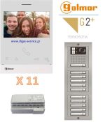Golmar 2 καλωδίων πολυκατοικίας για 11 διαμερίσματα Θυροτηλεόραση 11 διαμερίσματα - Golmar 2 καλωδίων πολυκατοικίας